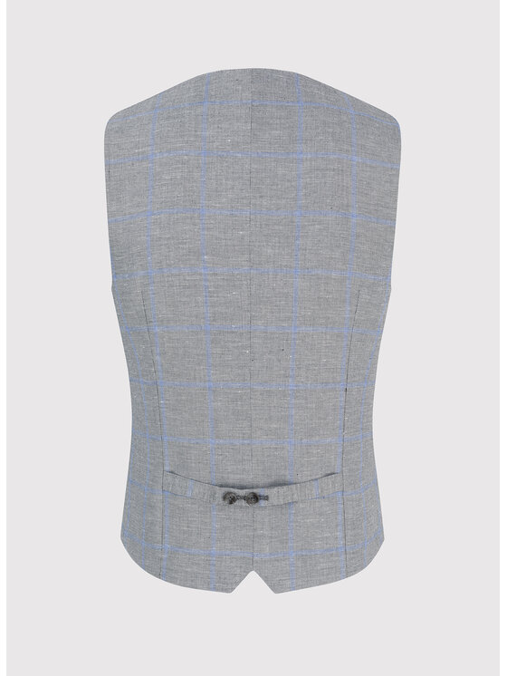 Pako Lorente Pako Lorente Kamizelka P24SF-8X-003 Szary Slim Fit