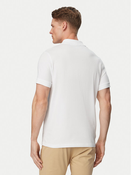 KARL LAGERFELD KARL LAGERFELD Tricou polo 745780 500235 Alb Regular Fit