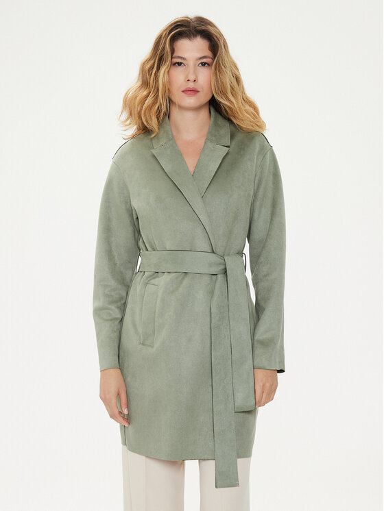 ONLY Prechodný kabát Joline 15315660 Zelená Regular Fit