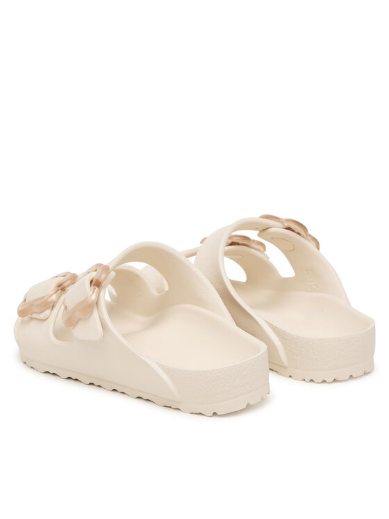 Birkenstock Birkenstock Чехли Arizona Flower Buckle 1031291 Бял