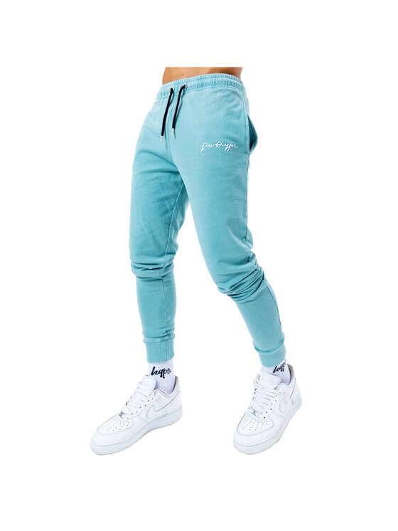 HYPE HYPE Pantaloni da tuta Justhype Acid Wash Joggers Blu Regular Fit