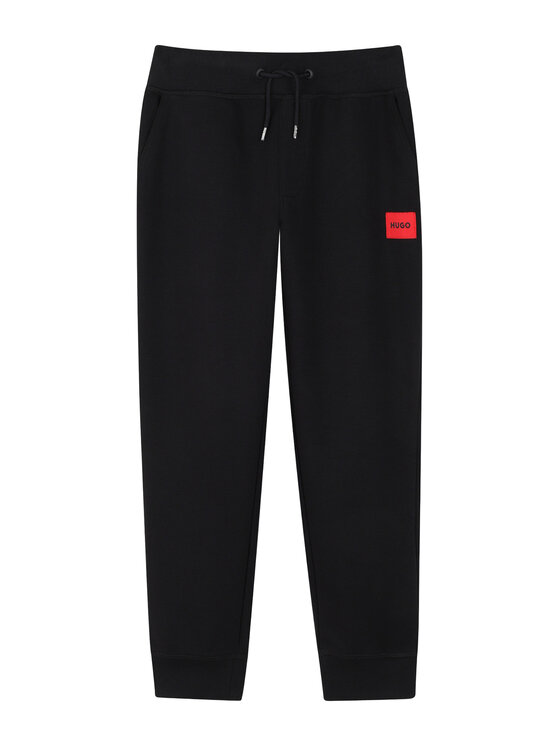 HUGO Pantaloni trening G01182 S Negru Regular Fit