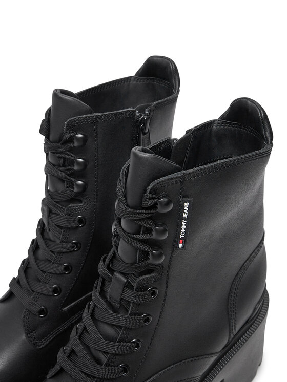 Tommy Jeans Tommy Jeans Schnürstiefeletten EN0EN02640 Schwarz