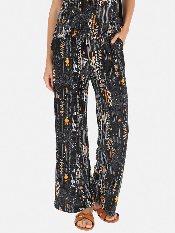 L’AF L’AF Spodnie damskie Alis Czarny Wide Leg