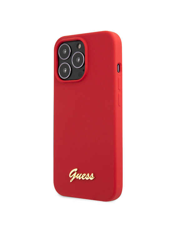 Guess Guess Etui na telefon iPhone 13 Pro Max Czerwony