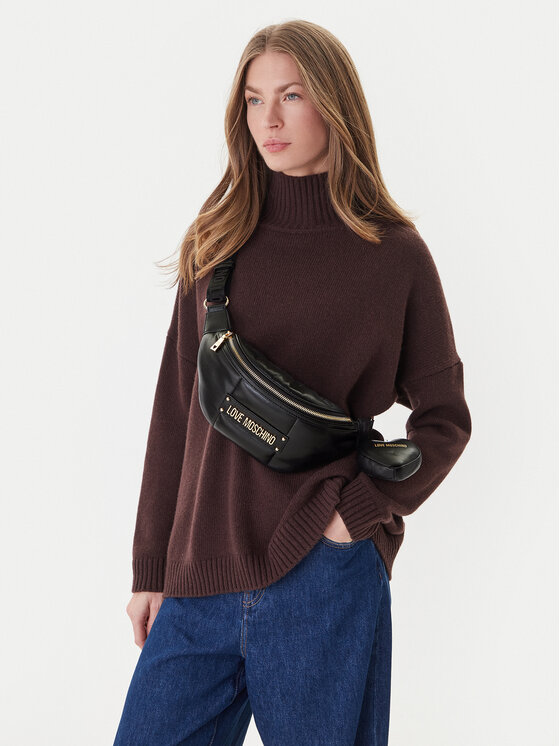 LOVE MOSCHINO LOVE MOSCHINO torba za okoli pasu JC4323PP0NKM100A Črna