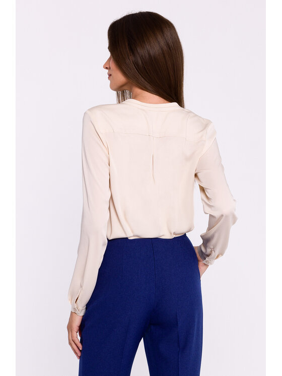 Stylove Stylove Bluzka S375 Beżowy Ladies Fit