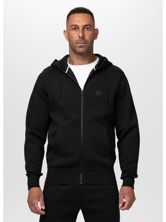 PITBULL PITBULL Bluza CHARGER SMALL LOGO Czarny Regular Fit