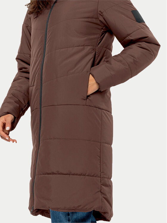 Jack Wolfskin Jack Wolfskin Žieminė striukė Deutzer Coat 1207501 Vyšninė Regular Fit