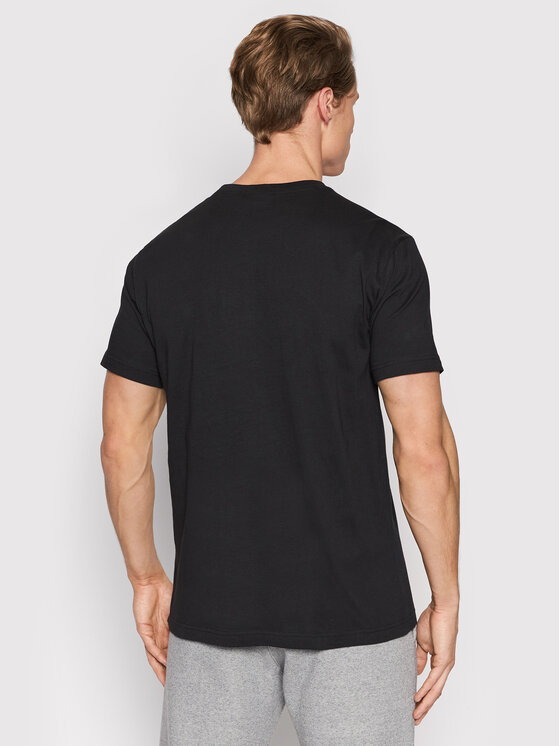 T-shirt Collegiate Logo 216575 Nero Regular Fit