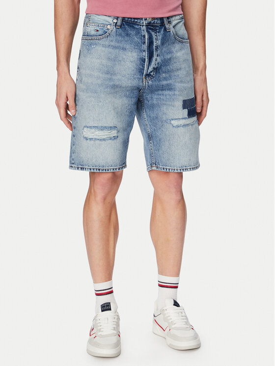 Tommy Jeans Tommy Jeans Pantaloni scurți de blugi Otis DM0DM23065 Albastru deschis Regular Fit