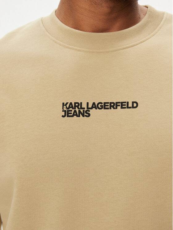 Karl Lagerfeld Jeans Karl Lagerfeld Jeans Džemperis 241D1807 Smėlio Regular Fit