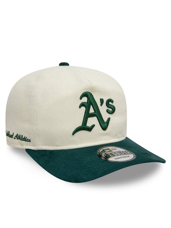 New Era New Era Czapka z daszkiem Script Oakland Athletics Golfer 60595252 Biały