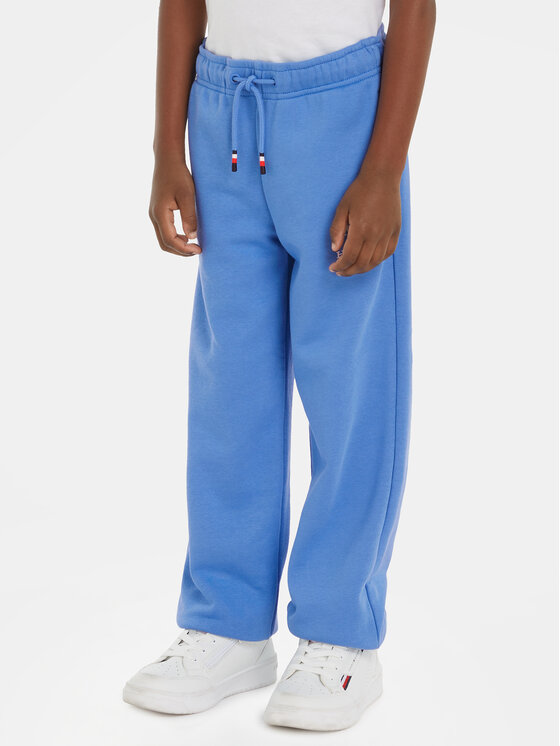 Tommy Hilfiger Pantaloni da tuta Logo KB0KB08838 Blu Relaxed Fit, taglia : 8Y