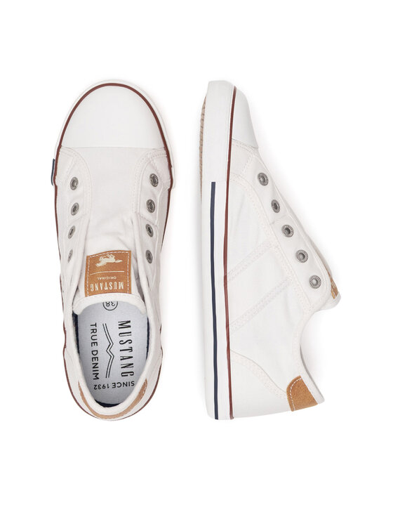 Mustang Mustang Sneakers aus Stoff 1099-409 Weiß