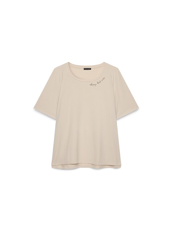 Fiorella Rubino Fiorella Rubino T-Shirt G00VL009628N011 Biały Regular Fit