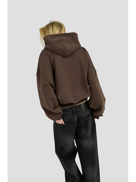 2005 2005 Bluza Uniform Brązowy Oversize