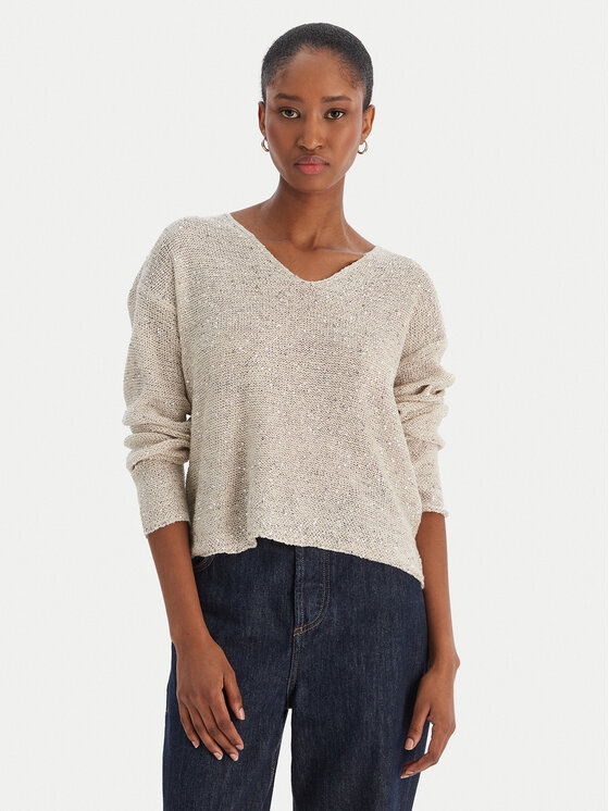 Vero Moda Vero Moda Bluză Leilani 10318223 Bej Loose Fit