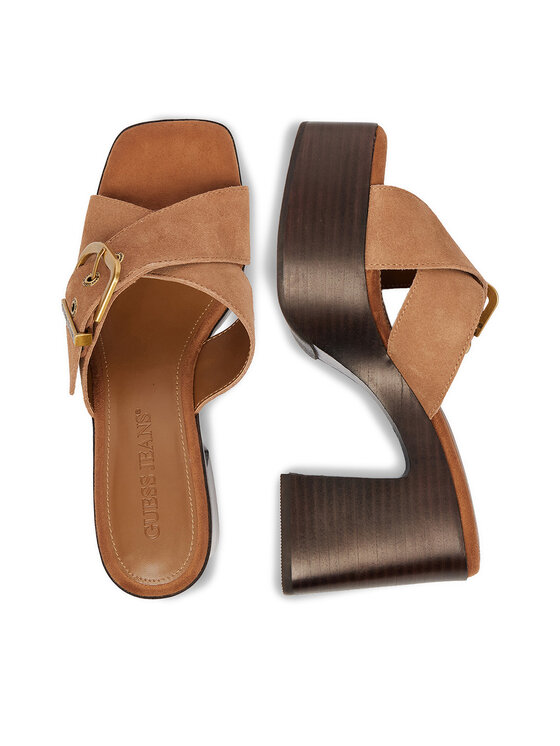 Guess Jeans Guess Jeans Чехли CEO-JD421-3 Кафяв