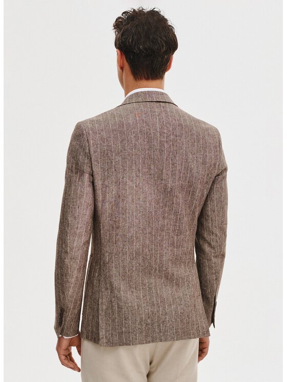 Pako Lorente Pako Lorente Marynarka P25SF-3X-016 Brązowy Slim Fit