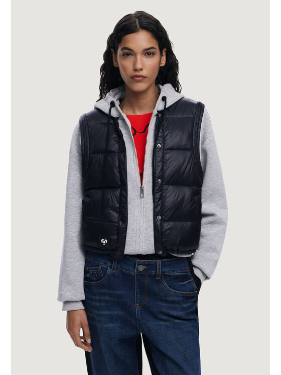 Desigual Desigual Felpa SWEAT_CHALECO Grigio Sweat Fit