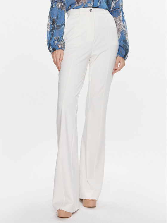 Guess Guess Stoffhose W4RB28 KBJP2 Écru Boot Fit