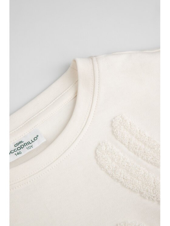 Coccodrillo Coccodrillo S dlouhým rukávem WC6143103FGJ-002 Béžová Regular Fit