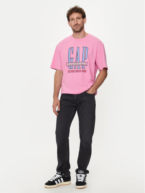 Gap Gap Тишърт 664006-05 Розов Regular Fit