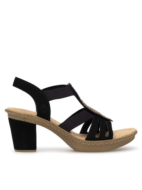 Rieker Rieker Sandales 66526-00 Melns