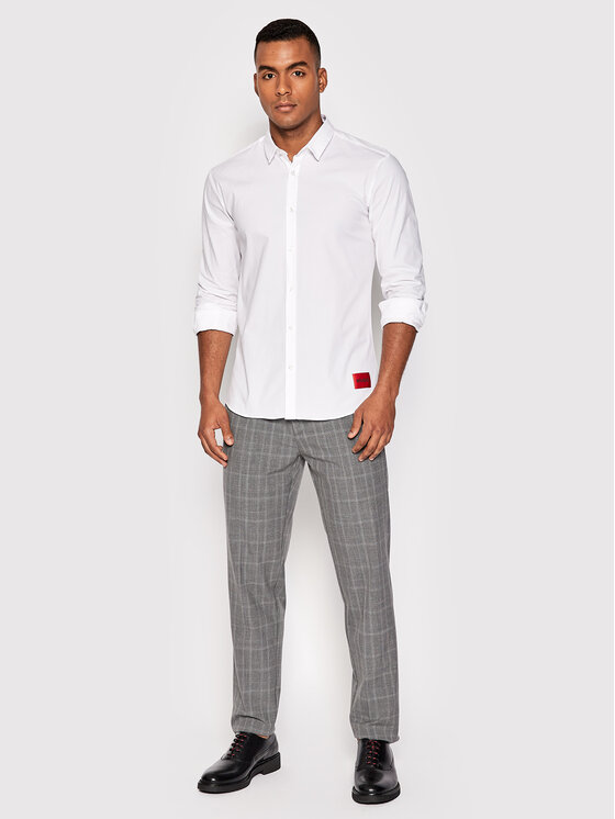 HUGO Hugo Košeľa Ero3-W 50475687 Biela Extra Slim Fit