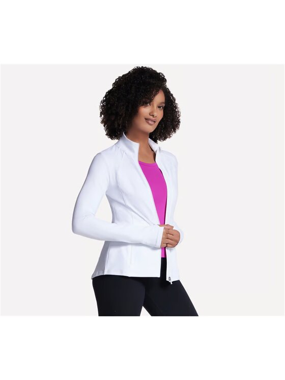 Skechers Skechers Bluza JA132-WHT Biały Regular Fit
