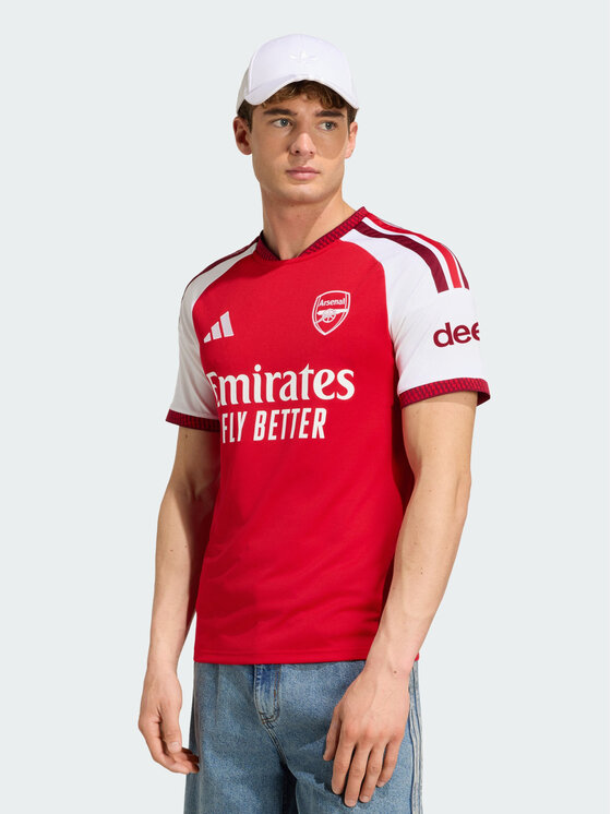adidas adidas Koszulka techniczna 169687 Czerwony Slim Fit