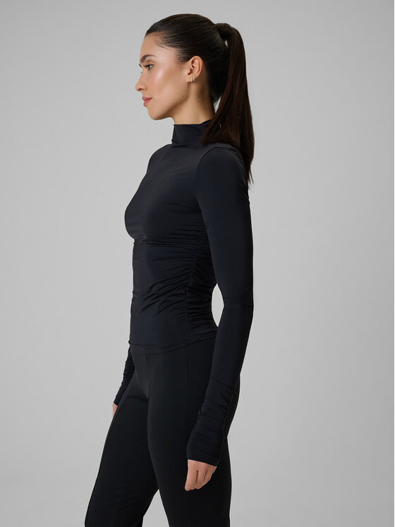 4F 4F Koszulka techniczna ATHLETIC ALLURE Czarny Slim Fit