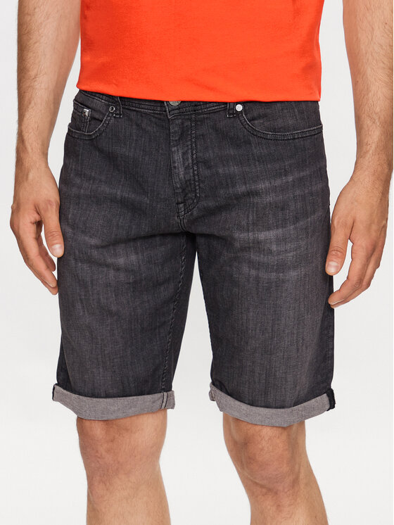 KARL LAGERFELD KARL LAGERFELD Pantaloncini di jeans 265820 532833 Nero Regular Fit