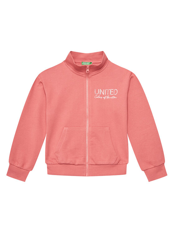 United Colors Of Benetton Bluza 3J68C504N Różowy Regular Fit