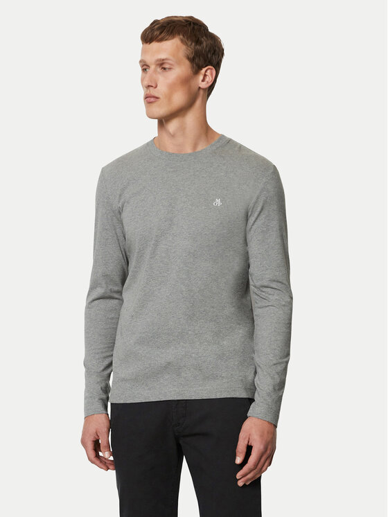 Marc O'Polo Longsleeve krekls 426 2012 52210 Pelēks Regular Fit