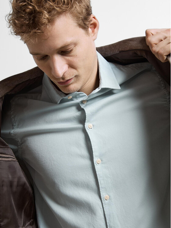 Selected Homme Selected Homme Marškiniai Regbond 16092566 Mėlyna Regular Fit