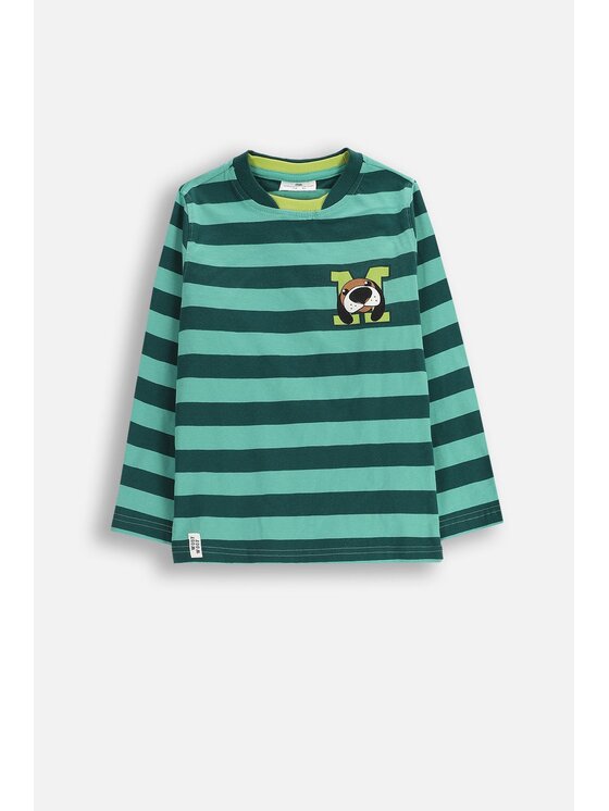 Coccodrillo Coccodrillo T-Shirt ZC5143101ABK-011 Zielony Regular Fit