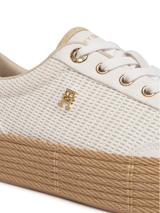 Tommy Hilfiger Tommy Hilfiger Espadrile FW0FW09173 Alb