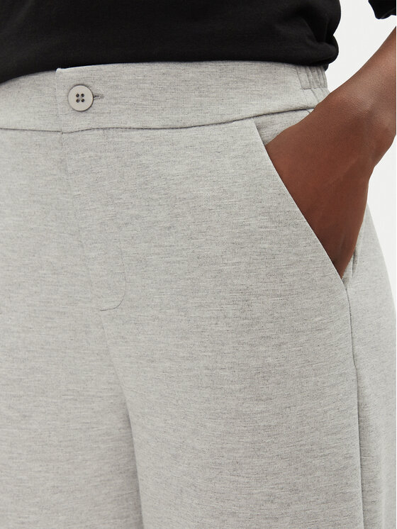 Fransa Fransa Szövet nadrág 20615134 Szürke Regular Fit