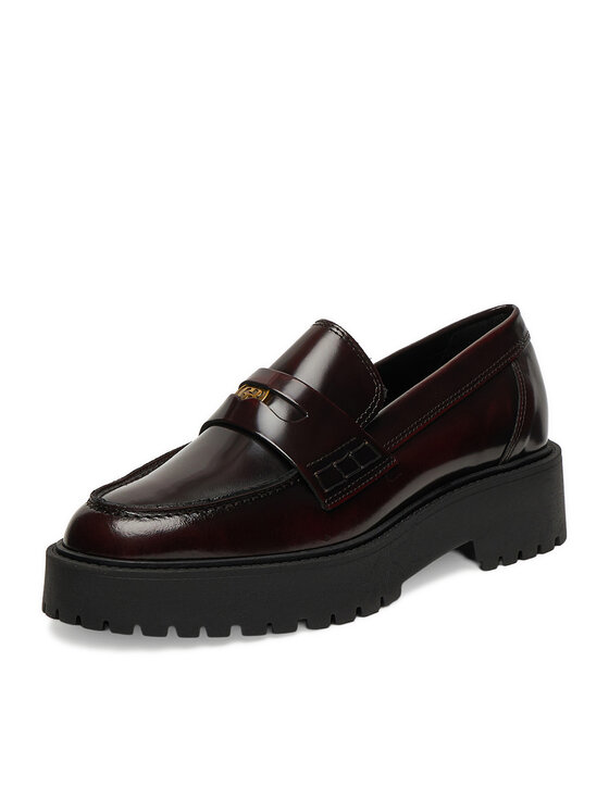 GINO ROSSI Gino Rossi Loafersy C-CARRIE1 Bordó