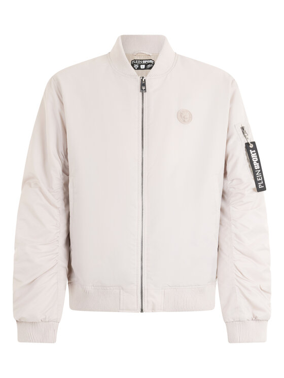Plein Sport Plein Sport Kurtka bomber 24019 Beżowy Regular Fit