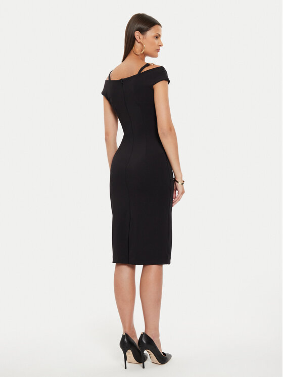 Rinascimento Rinascimento Kokteilinė suknelė CFC0119770003 Juoda Regular Fit