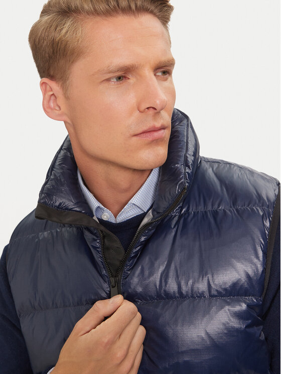 La Martina La Martina Prsluk ZMO007 PA078 Tamnoplava Regular Fit