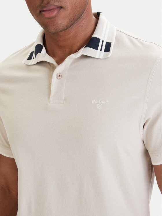 Barbour Barbour Polo Callington MML1536BE12 Beżowy jasny Regular Fit