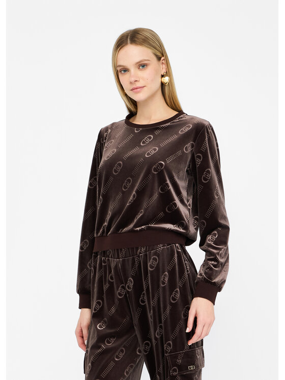 Liu Jo Liu Jo Felpa TF5109J4955M9768 Marrone Regular Fit