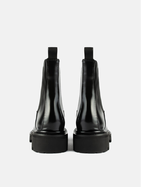 L37 L37 Polokozačky DARK WANDERERS Černá