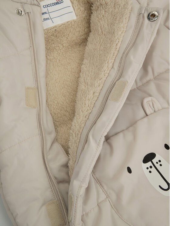 Coccodrillo Coccodrillo Зимно яке ZC3152102OBN Бежов Regular Fit