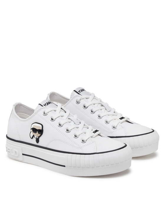KARL LAGERFELD KARL LAGERFELD Plátěnky Kampus Max KL60425T Bílá