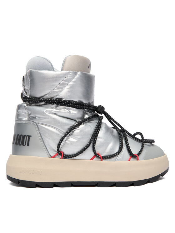 adidas Śniegowce Moon Boot Ace JQ7849 Srebrny